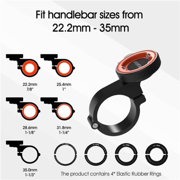 Bike Phone Mount,Motorcycle Phone Holder with Universal Adapter - Picture 4 of 7